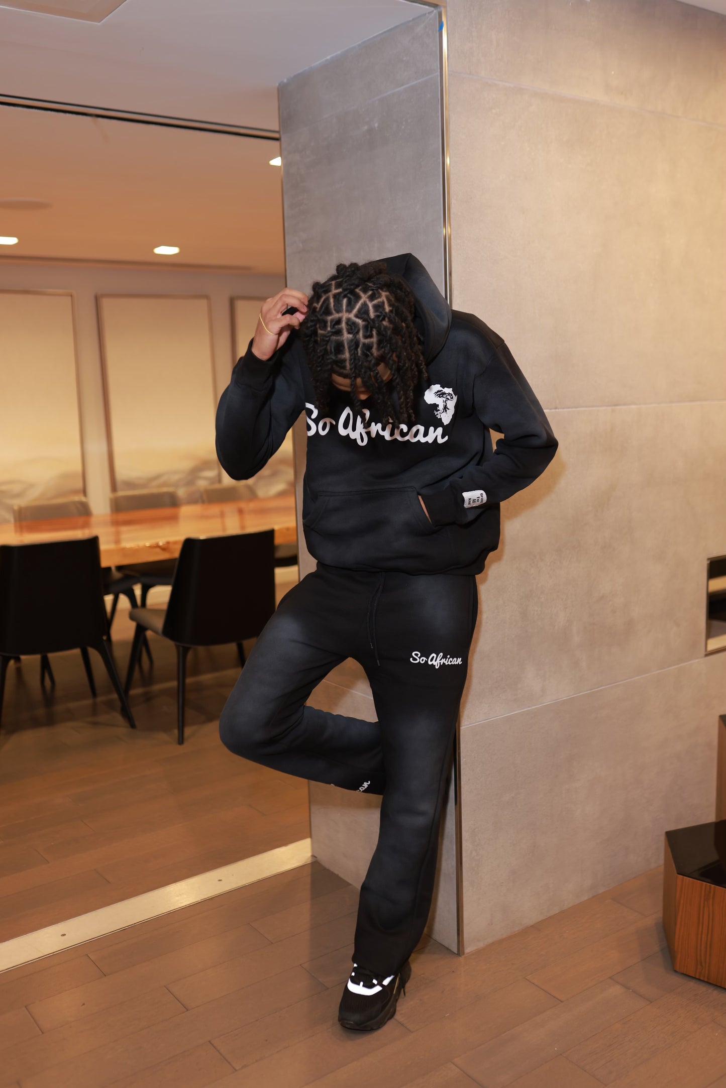 BLACK ASID WASH SOAFRICAN SWEATSUIT!