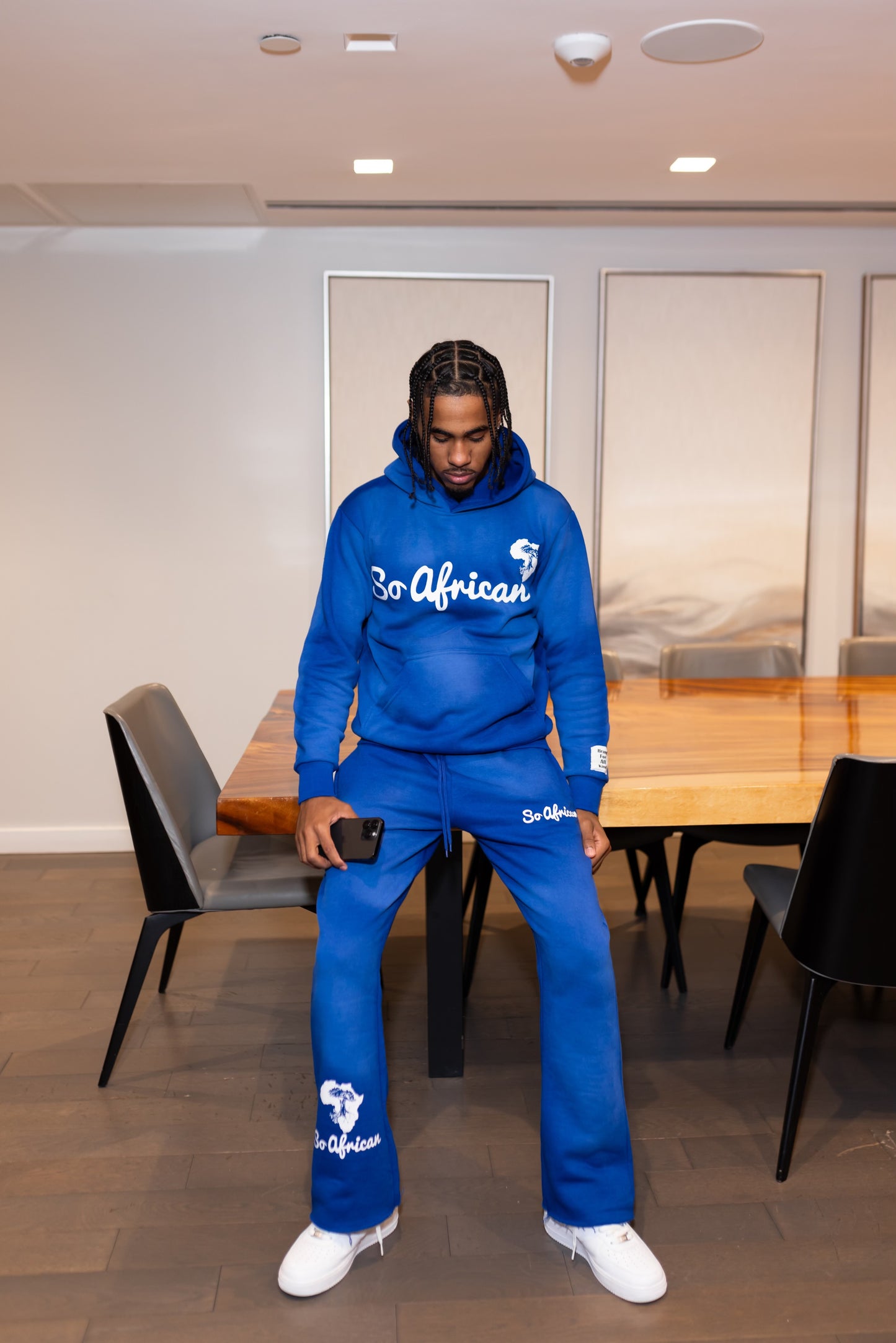 BLUE ASID WASH SOAFRICAN SWEATSUIT!