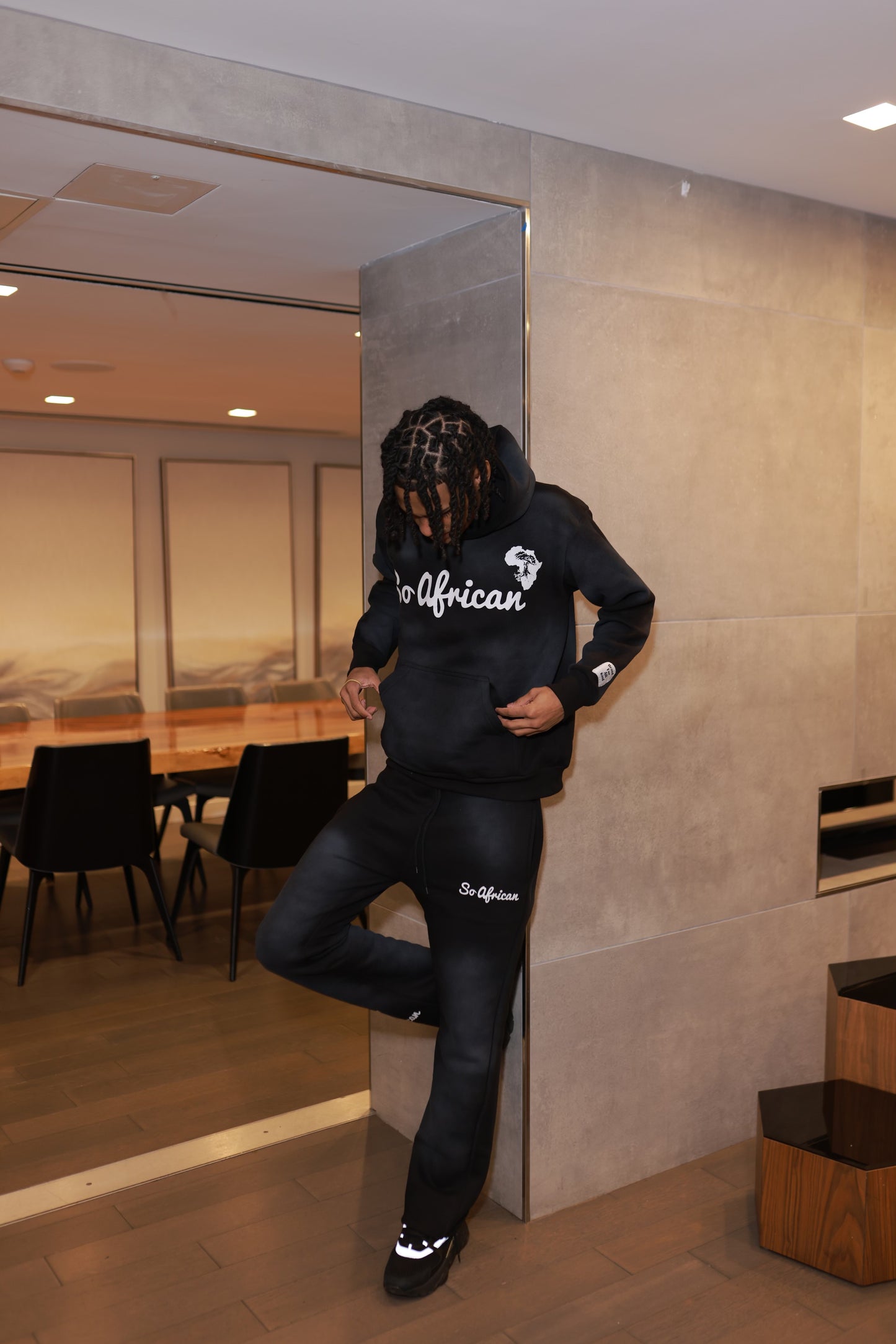 BLACK ASID WASH SOAFRICAN SWEATSUIT!